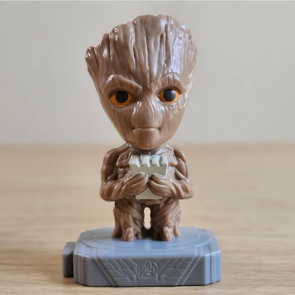 McDonald's Avengers Endgame Groot Collectible Figure Moving Action Marvel Comics - Picture 1 of 5